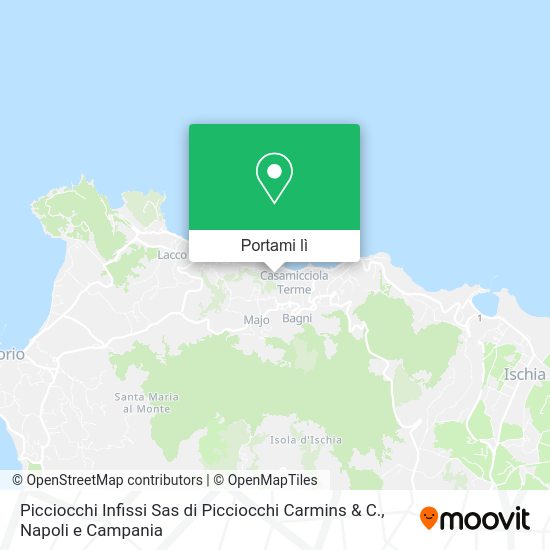 Mappa Picciocchi Infissi Sas di Picciocchi Carmins & C.