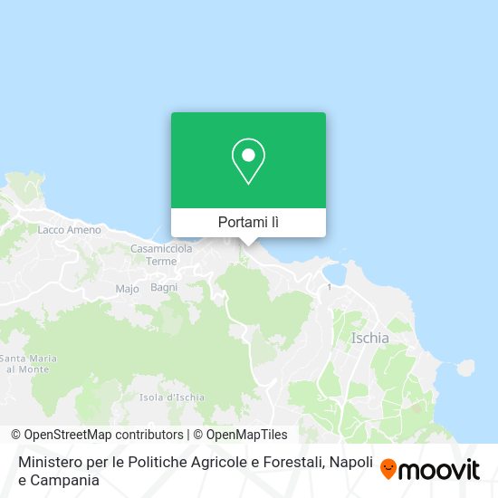 Mappa Ministero per le Politiche Agricole e Forestali