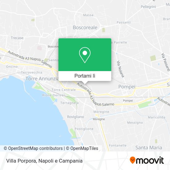 Mappa Villa Porpora