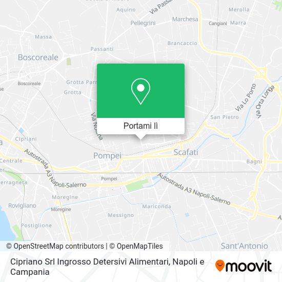 Mappa Cipriano Srl Ingrosso Detersivi Alimentari