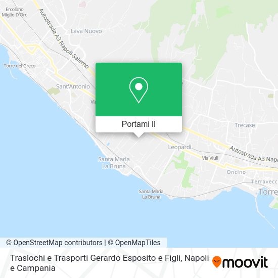 Mappa Traslochi e Trasporti Gerardo Esposito e Figli