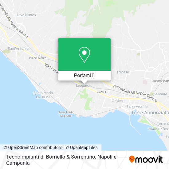 Mappa Tecnoimpianti di Borriello & Sorrentino