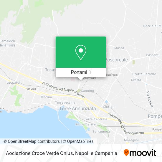Mappa Aociazione Croce Verde Onlus