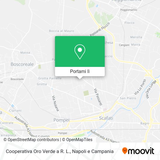 Mappa Cooperativa Oro Verde a R. L.
