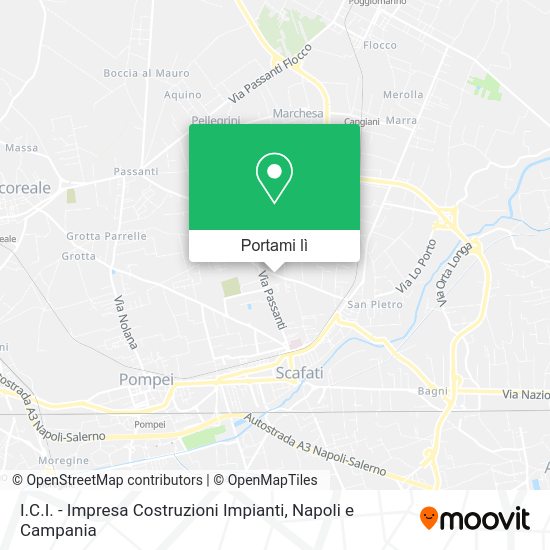 Mappa I.C.I. - Impresa Costruzioni Impianti