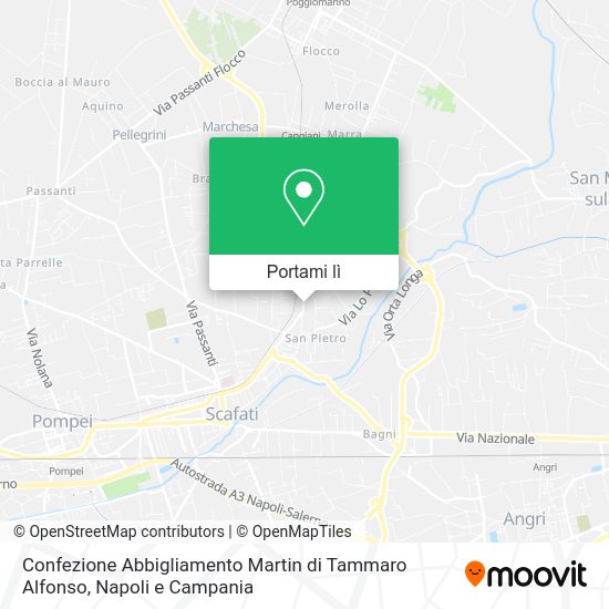 Mappa Confezione Abbigliamento Martin di Tammaro Alfonso