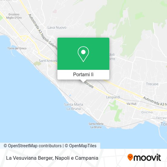 Mappa La Vesuviana Berger