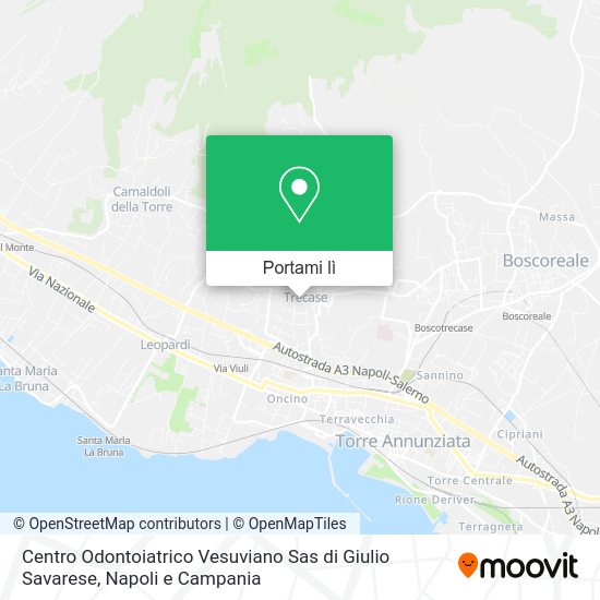 Mappa Centro Odontoiatrico Vesuviano Sas di Giulio Savarese