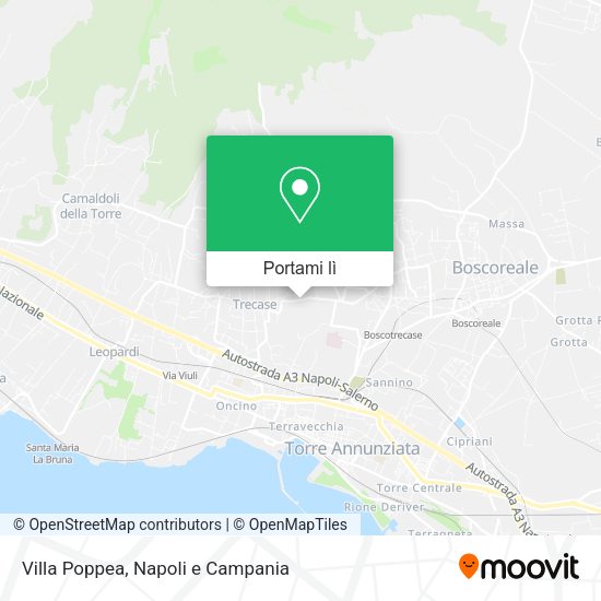 Mappa Villa Poppea