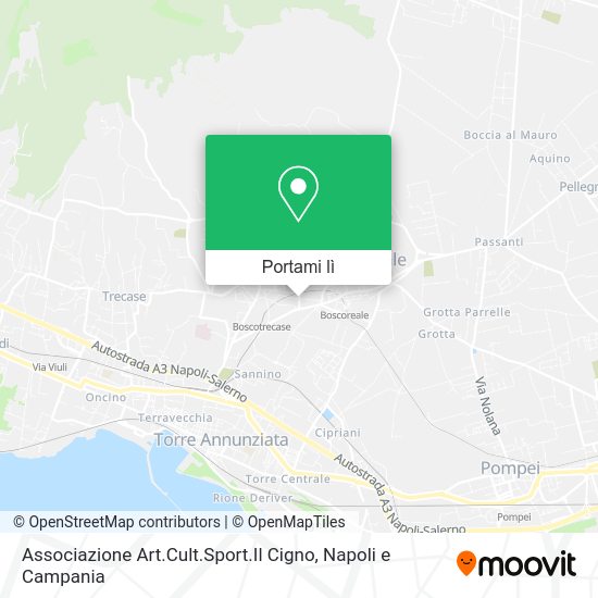 Mappa Associazione Art.Cult.Sport.Il Cigno
