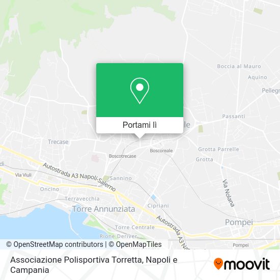 Mappa Associazione Polisportiva Torretta