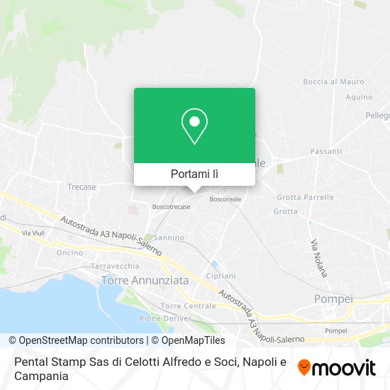 Mappa Pental Stamp Sas di Celotti Alfredo e Soci