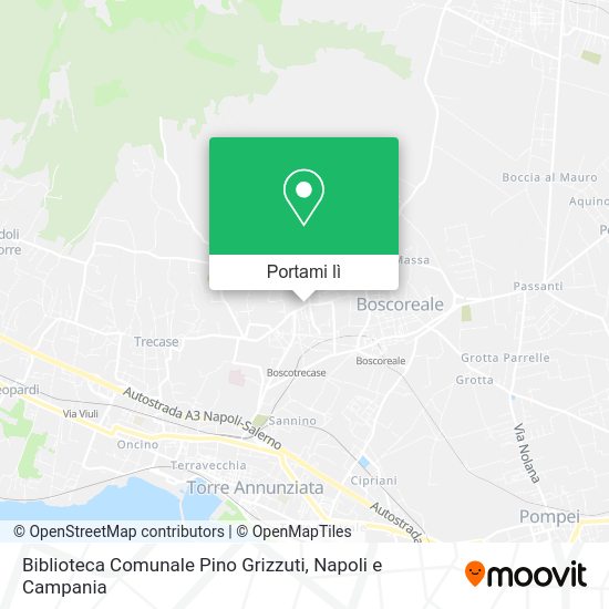 Mappa Biblioteca Comunale Pino Grizzuti