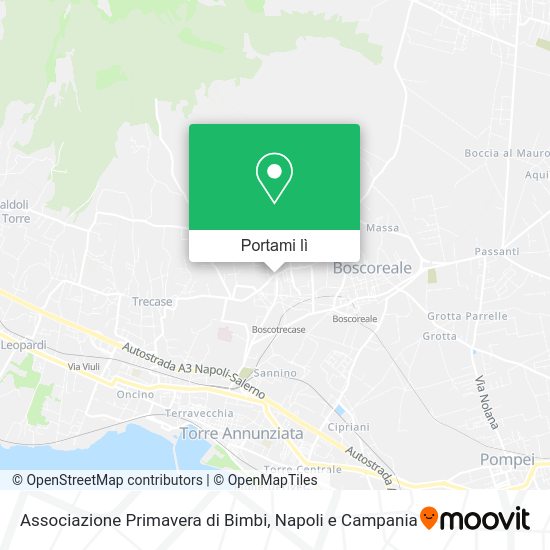 Mappa Associazione Primavera di Bimbi