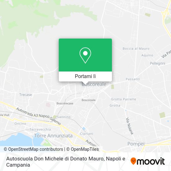 Mappa Autoscuola Don Michele di Donato Mauro