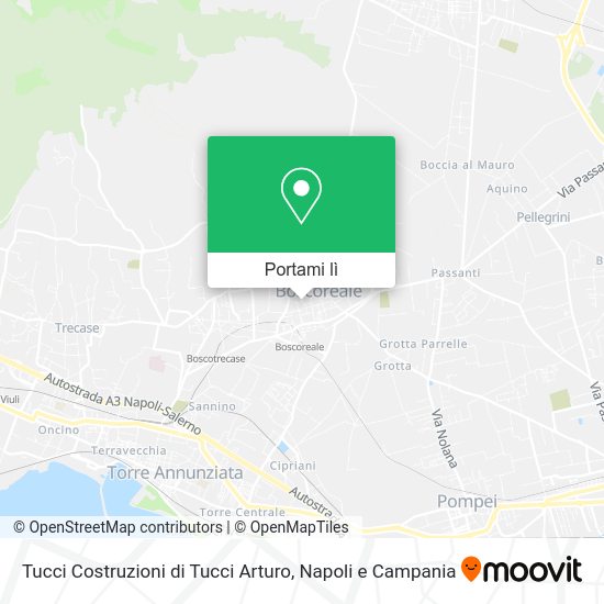 Mappa Tucci Costruzioni di Tucci Arturo