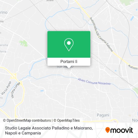 Mappa Studio Legale Associato Palladino e Maiorano