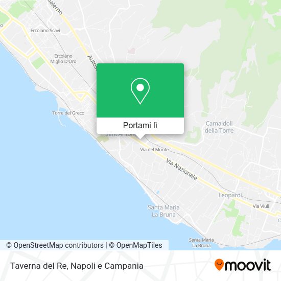 Mappa Taverna del Re
