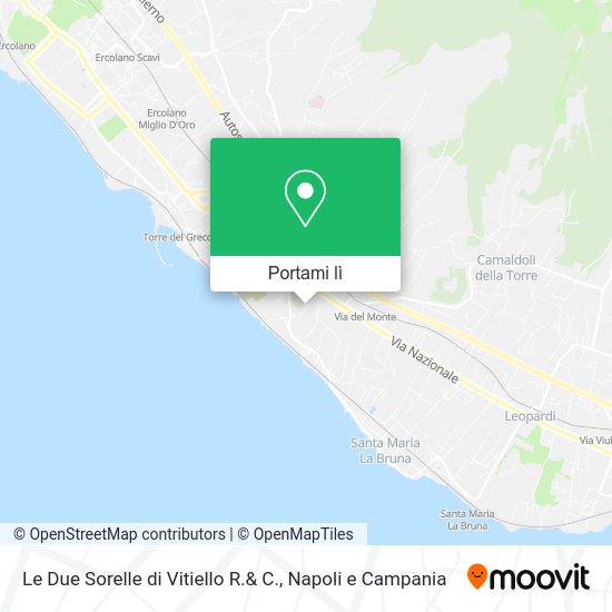 Mappa Le Due Sorelle di Vitiello R.& C.