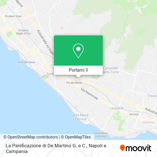 Mappa La Panificazione di De Martino G. e C.
