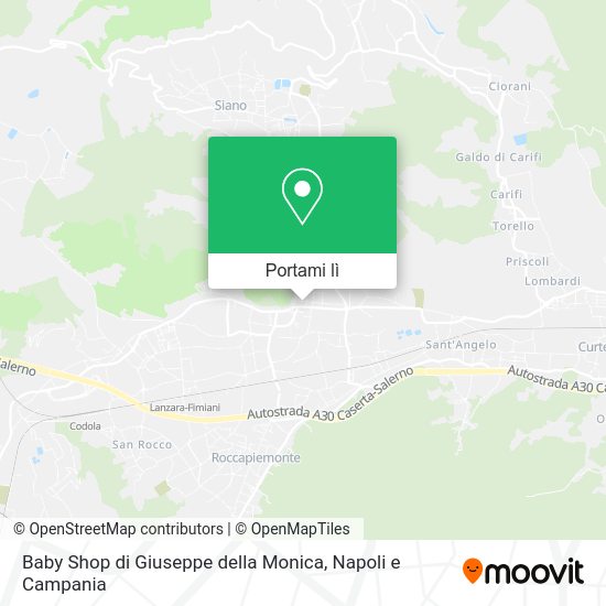 Mappa Baby Shop di Giuseppe della Monica