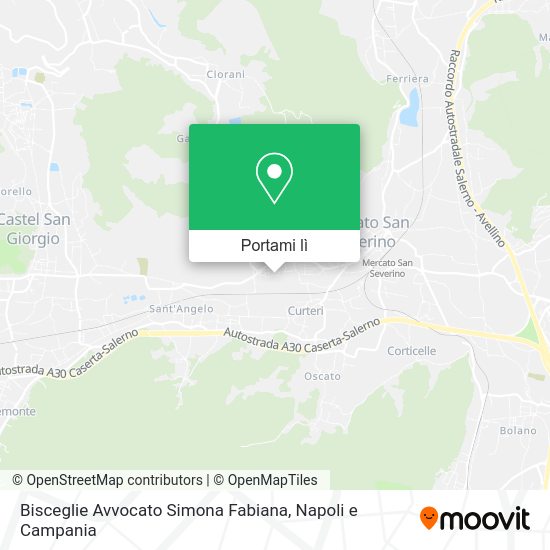 Mappa Bisceglie Avvocato Simona Fabiana