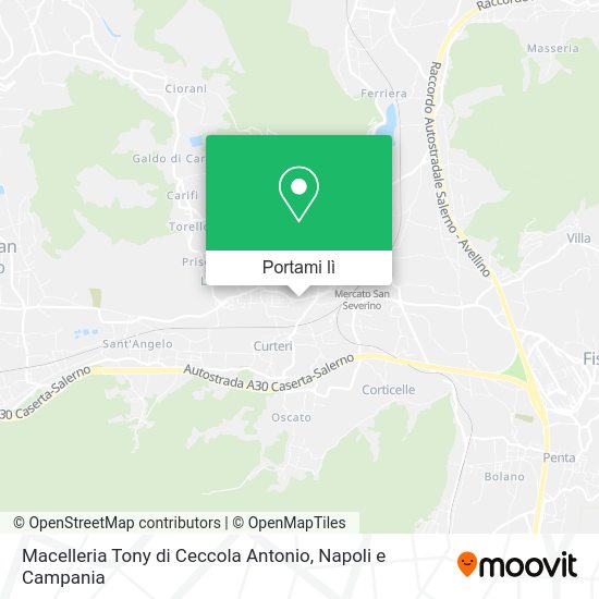 Mappa Macelleria Tony di Ceccola Antonio