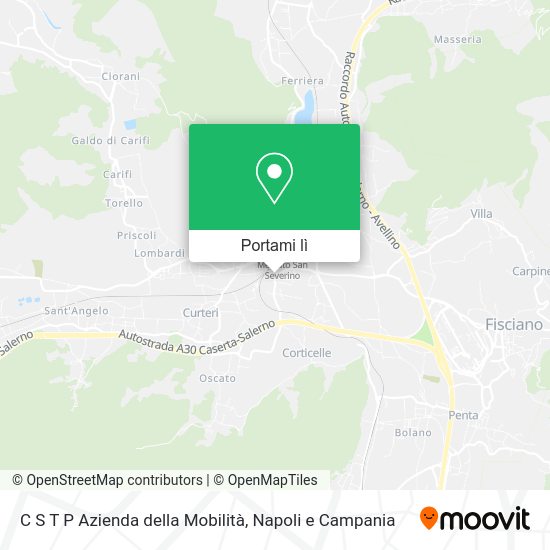 Mappa C S T P Azienda della Mobilità