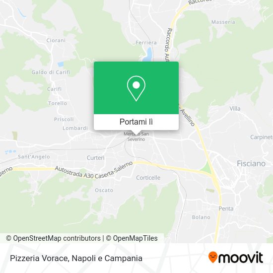 Mappa Pizzeria Vorace