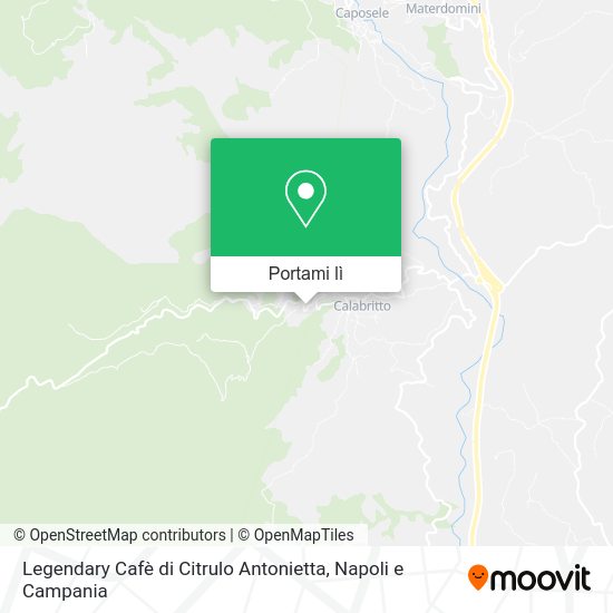 Mappa Legendary Cafè di Citrulo Antonietta