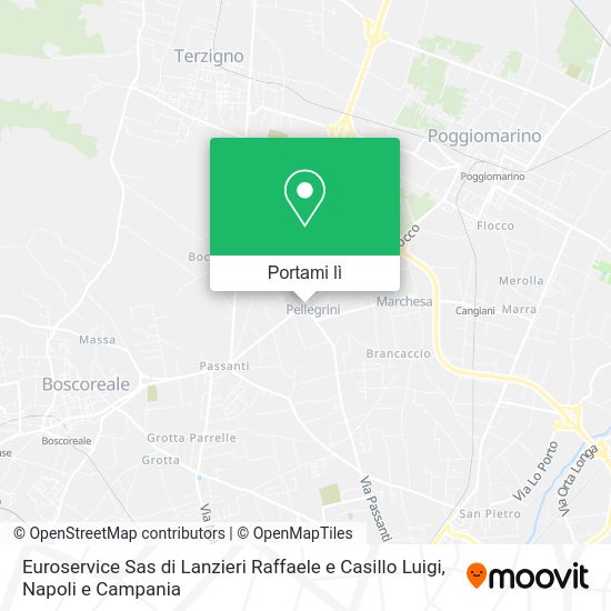 Mappa Euroservice Sas di Lanzieri Raffaele e Casillo Luigi