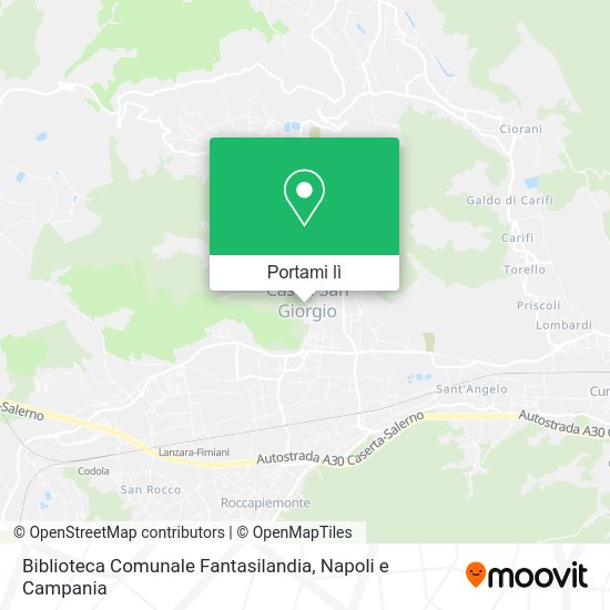 Mappa Biblioteca Comunale Fantasilandia