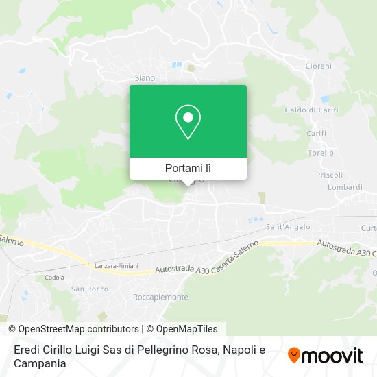Mappa Eredi Cirillo Luigi Sas di Pellegrino Rosa