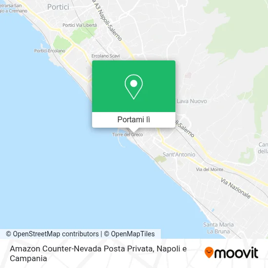 Mappa Amazon Counter-Nevada Posta Privata