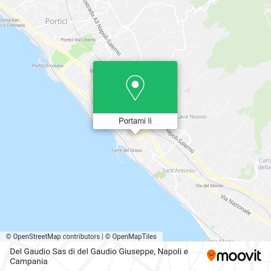 Mappa Del Gaudio Sas di del Gaudio Giuseppe