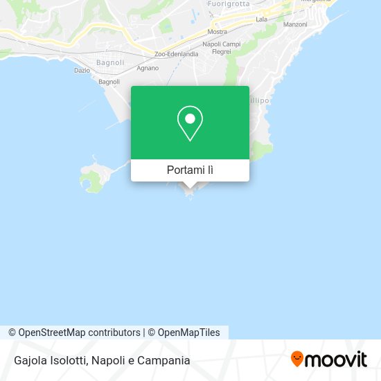 Mappa Gajola Isolotti