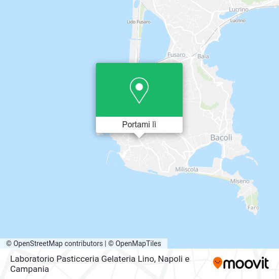 Mappa Laboratorio Pasticceria Gelateria Lino