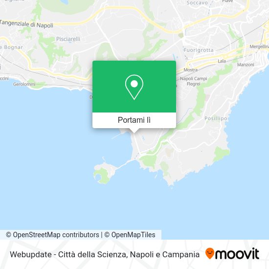 Mappa Webupdate - Città della Scienza