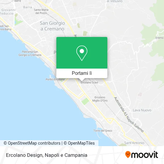 Mappa Ercolano Design