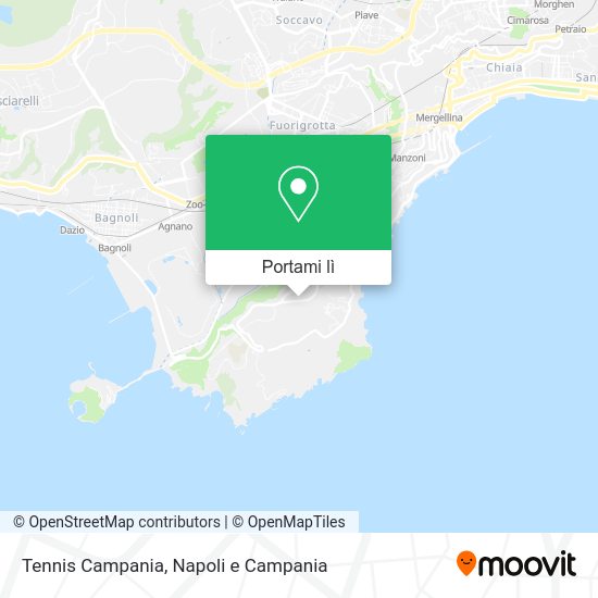 Mappa Tennis Campania