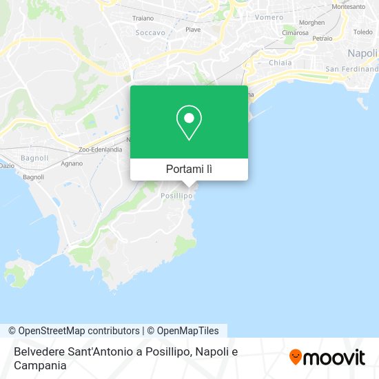 Mappa Belvedere Sant'Antonio a Posillipo