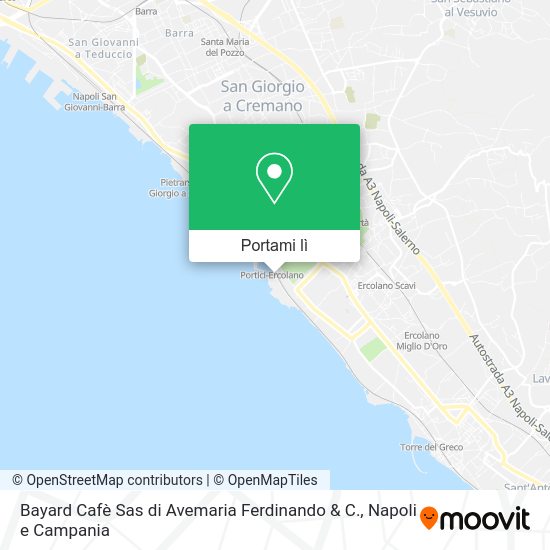 Mappa Bayard Cafè Sas di Avemaria Ferdinando & C.