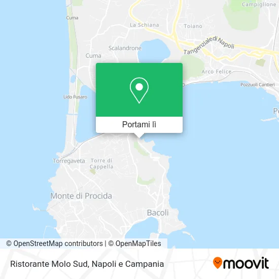 Mappa Ristorante Molo Sud