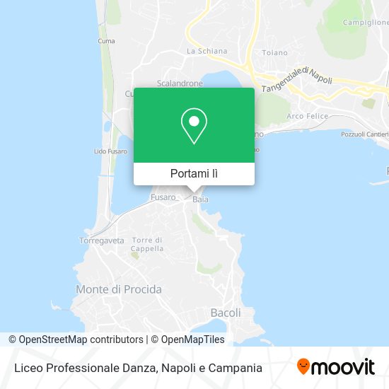 Mappa Liceo Professionale Danza