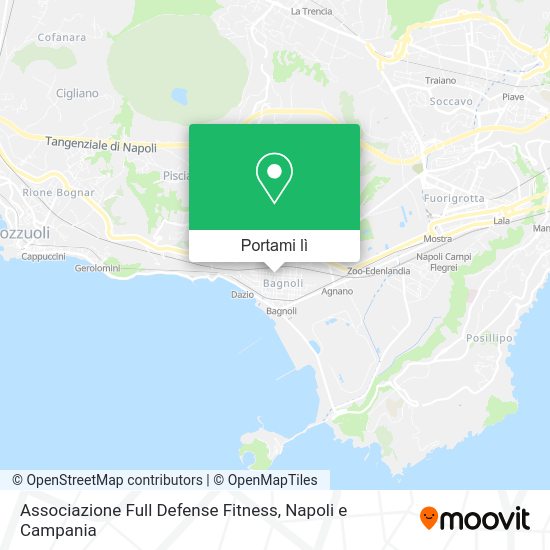 Mappa Associazione Full Defense Fitness