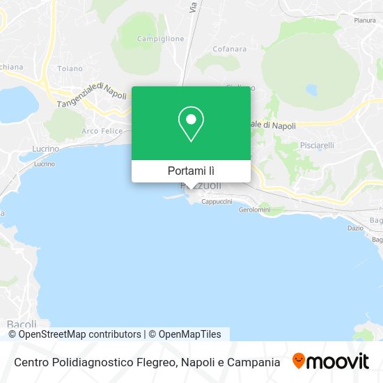 Mappa Centro Polidiagnostico Flegreo