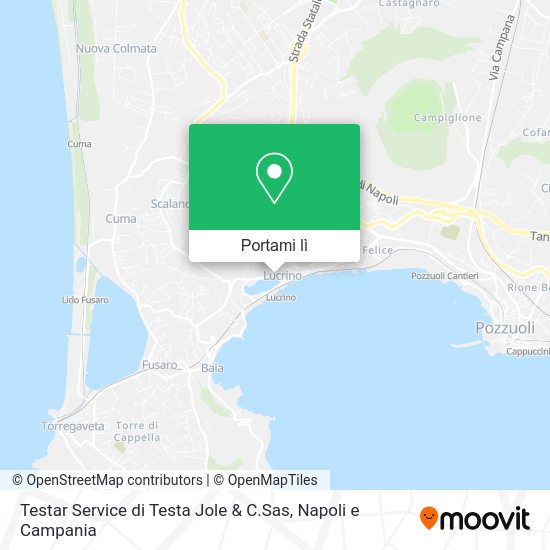 Mappa Testar Service di Testa Jole & C.Sas