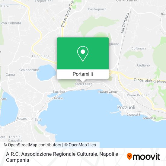 Mappa A.R.C. Associazione Regionale Culturale