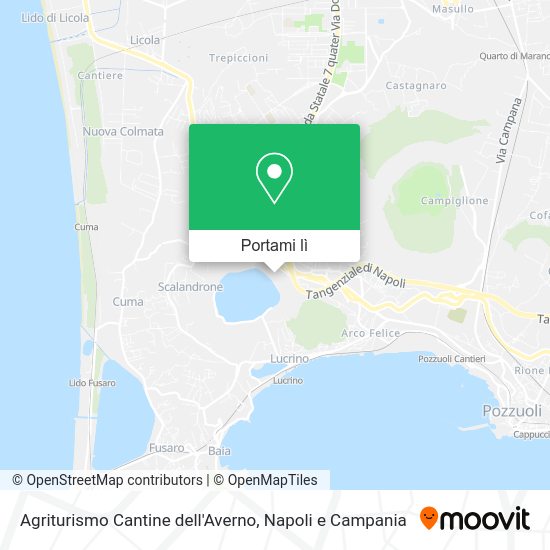 Mappa Agriturismo Cantine dell'Averno