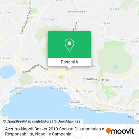 Mappa Azzurro Napoli Basket 2013 Società Dilettantistica a Responsabilità